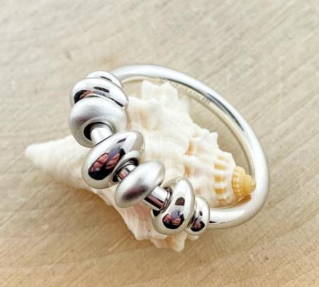 Sterling silver pebble ring. $130.00