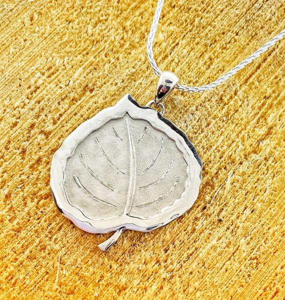 Sterling silver Aspen leaf. $200.00
**2 week delivery**