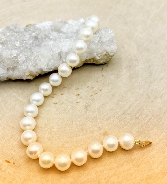 7-7.5mm freshwater cultured pearl bracelet. $225.00