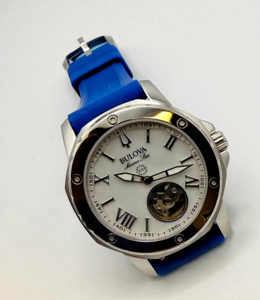 Ladies Marine Star Bulova with an automatic movement. $750.00