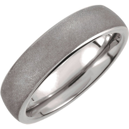 6mm sandblasted tungsten band. Style stutar262asp. 