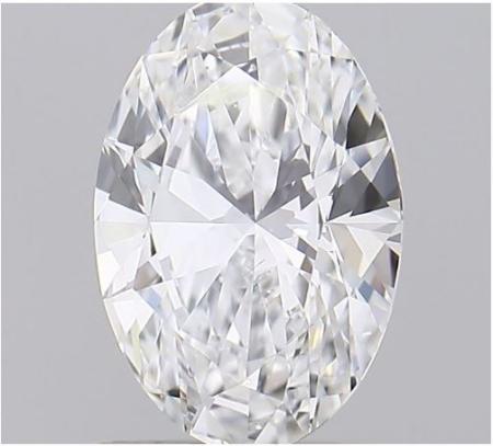 2.07 carat oval brilliant, VS1 clarity, G color, excellent polish and symmetry. $7309.00